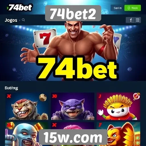 Principais jogos disponíveis no 74bet2